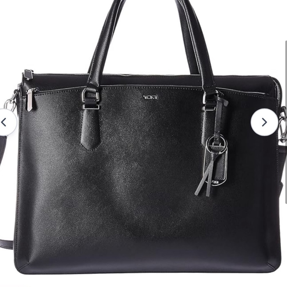 NWOT Tumi Leather Briefcase